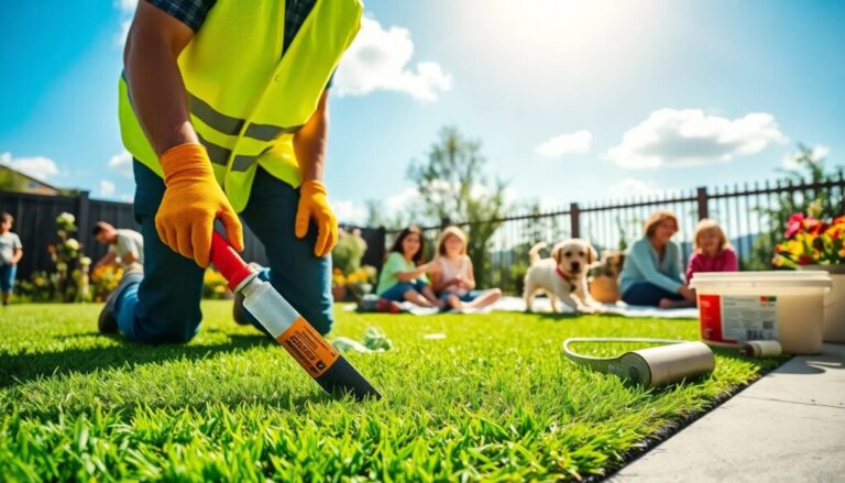 Artificial grass adhesive for seamless installation